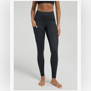 The Gym People Black Leopard Leggings - NWT